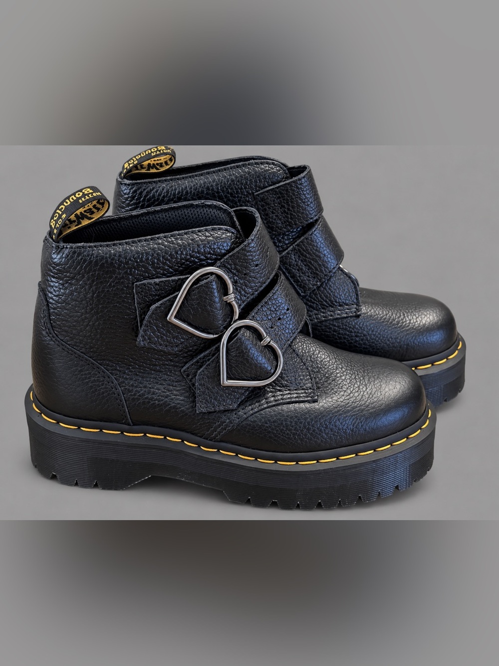 Dr. Martens Devon Heart platform boots